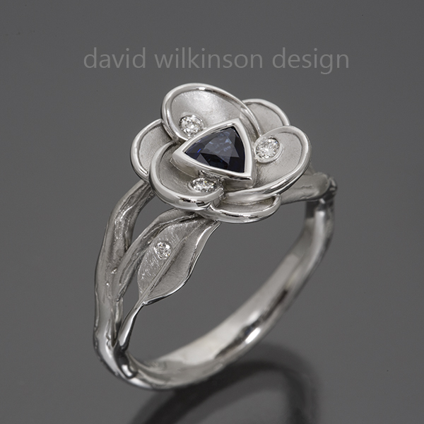 Silver Flower Ring