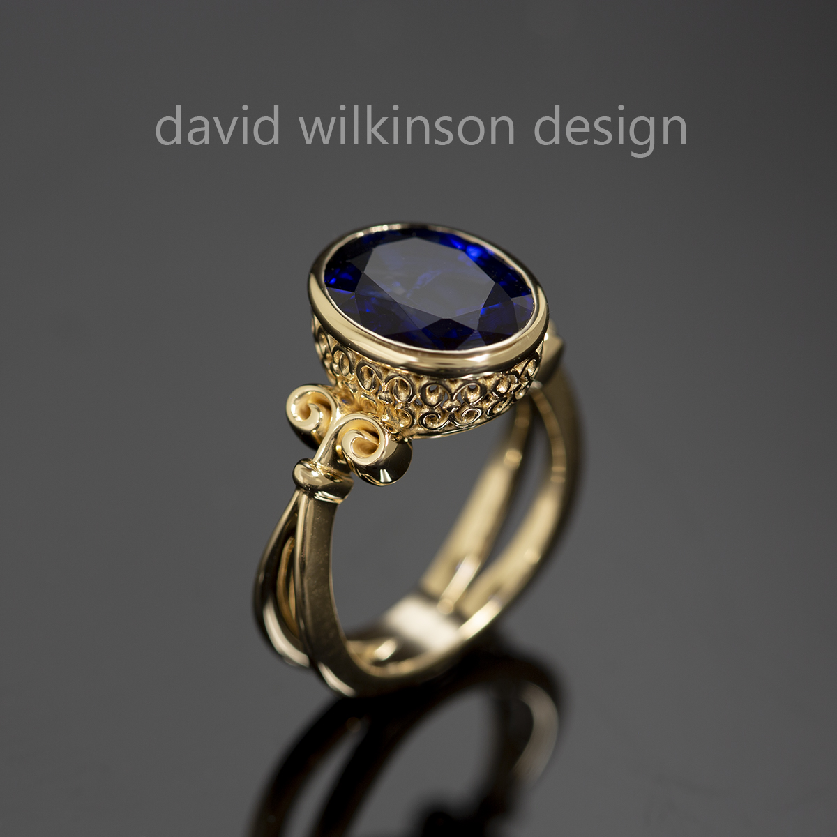 Oval Sapphire Ring